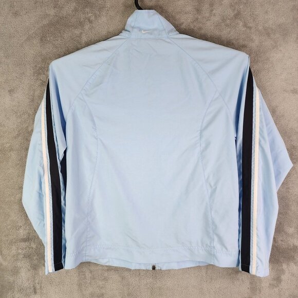 Juniors Nike Light Blue Track Jacket Full Zip Mock Neck Youth Size L (12-14) - Picture 6 of 9